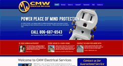 Desktop Screenshot of cmwelectric.com
