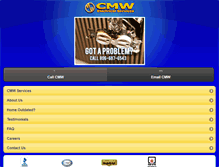 Tablet Screenshot of cmwelectric.com